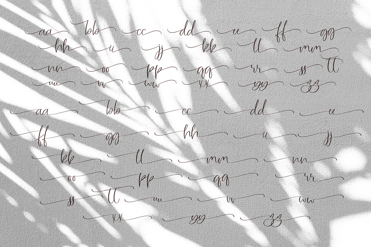 Garnet Night Font Duo, a Script Font by CallMeStasia (Photo 17 of 18)