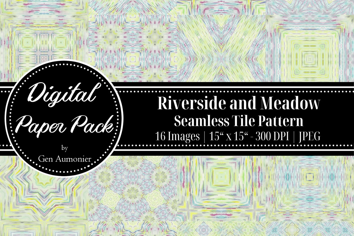 Riverside Meadow Abstract Patterns, a Pattern Graphic by Gen Aumonier (Photo 1 of 7)