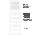 A4 prints mockup with clothespins, a Print Template by Dorado Stock (Thumbnail 2 of 3)
