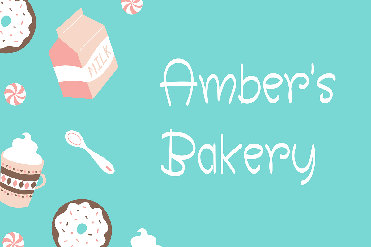 Fairytale Font, a Sans Serif Font by Cutie_Kate_Studio (Photo 6 of 13)