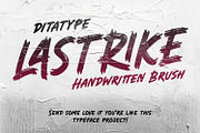 Lastrike, a Script Font by Ditatype (Thumbnail 11 of 11)