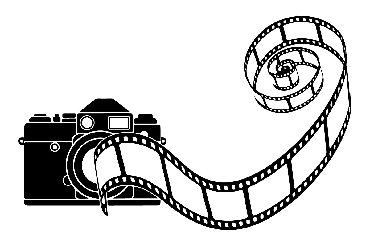 Vintage Camera Film Silhouette, an Object Illustration by yasushie (Photo 16 of 31)