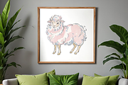 Whimsy Watercolor Soft Spring Easter, a Decorative Illustration by GiraffeCreative (Thumbnail 17 of 21)