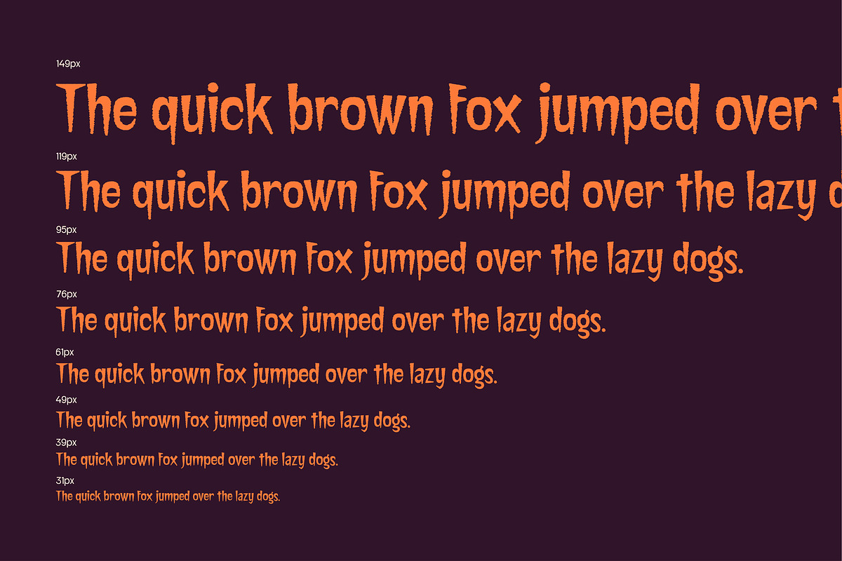 Grimfay - Horror Halloween 3 Fonts, a Sans Serif Font by Casloop Studio (Photo 7 of 9)