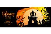 Halloween Set, a Seasonal Illustration by Finevector (Thumbnail 1 of 4)