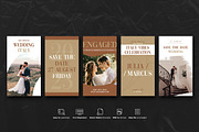 Wedding Social Stories PSD Templates, a Social Media Template by Giraffe Design Studio (Thumbnail 2 of 21)