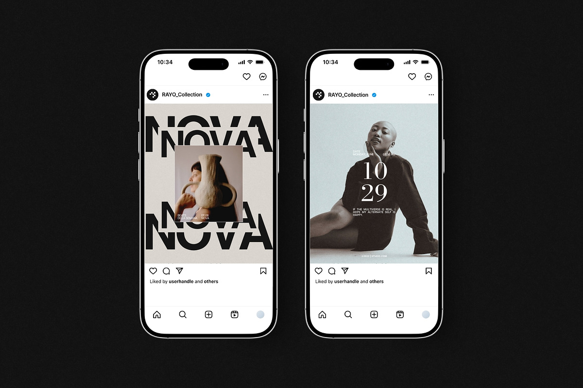RAYO | Instagram Post Bundle, a Social Media Template by Pixel Grid (Photo 3 of 10)