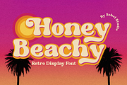 Honey Beachy - Poster & Banner Font, a Serif Font by Sohel Studio (Thumbnail 1 of 12)
