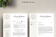 Word Resume & Cover letter Template, a Resume Template by Profilia Resume Boutique (Thumbnail 3 of 3)