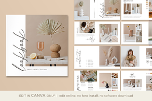 CANVA Lookbook Template