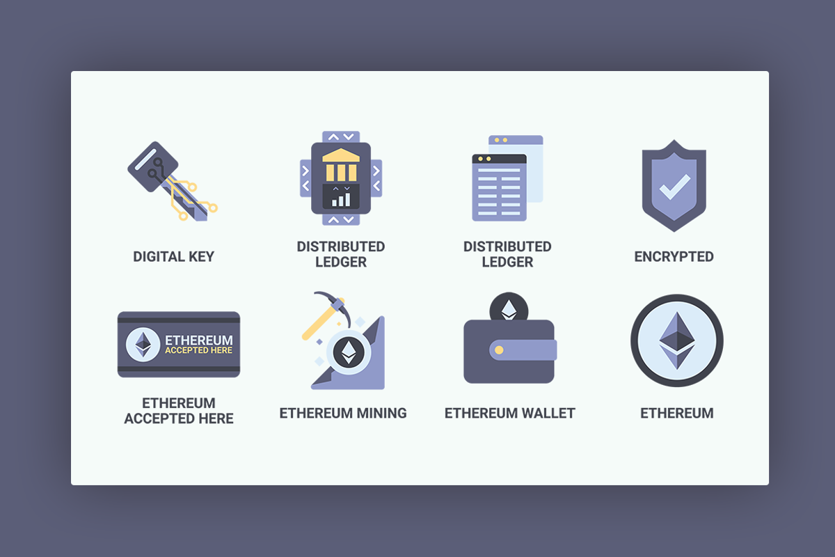 Bitcoin & Blockchain Icon Set, an Icon by Flat Icons (Photo 4 of 5)