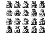 Mystical Magic Bag Symbol Set, an Object Graphic by RT Studio (Thumbnail 2 of 4)