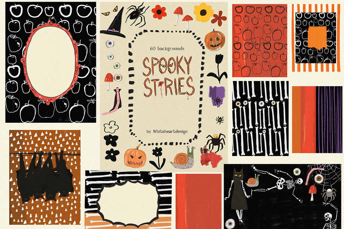 Halloween Png Illustrations Posters, a Decorative Illustration by whiteheartdesign (Photo 17 of 19)