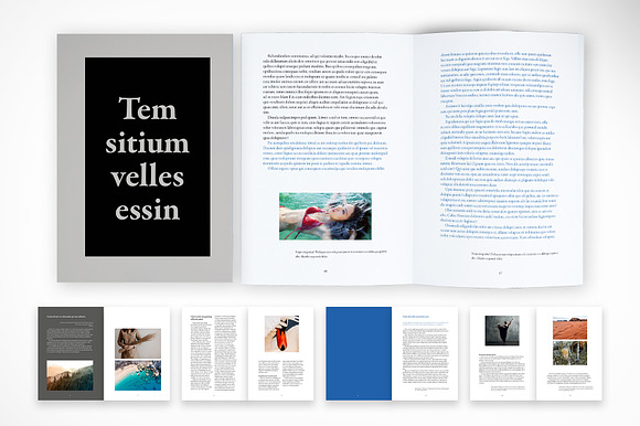 Clean Editorial Brochure Layout preview 6