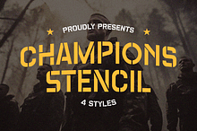Champions Stencil