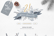 Winter Watercolors Kit, a Texture Illustration by Every Tuesday (Thumbnail 18 of 22)