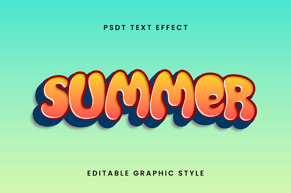 Bubble Playful 3D Text Effect preview 3