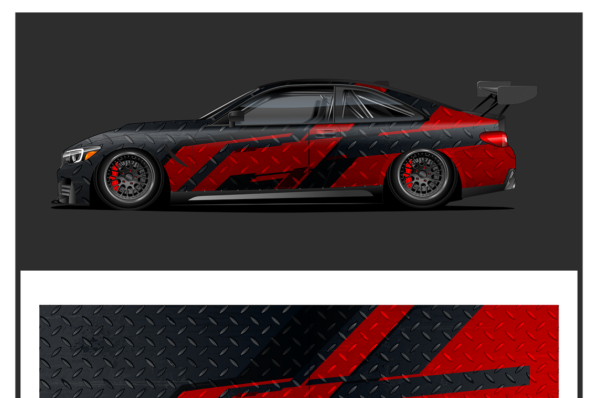 Dynamic Car Wrap Design, an Object Illustration by CarWrap design (Photo 3 of 4)