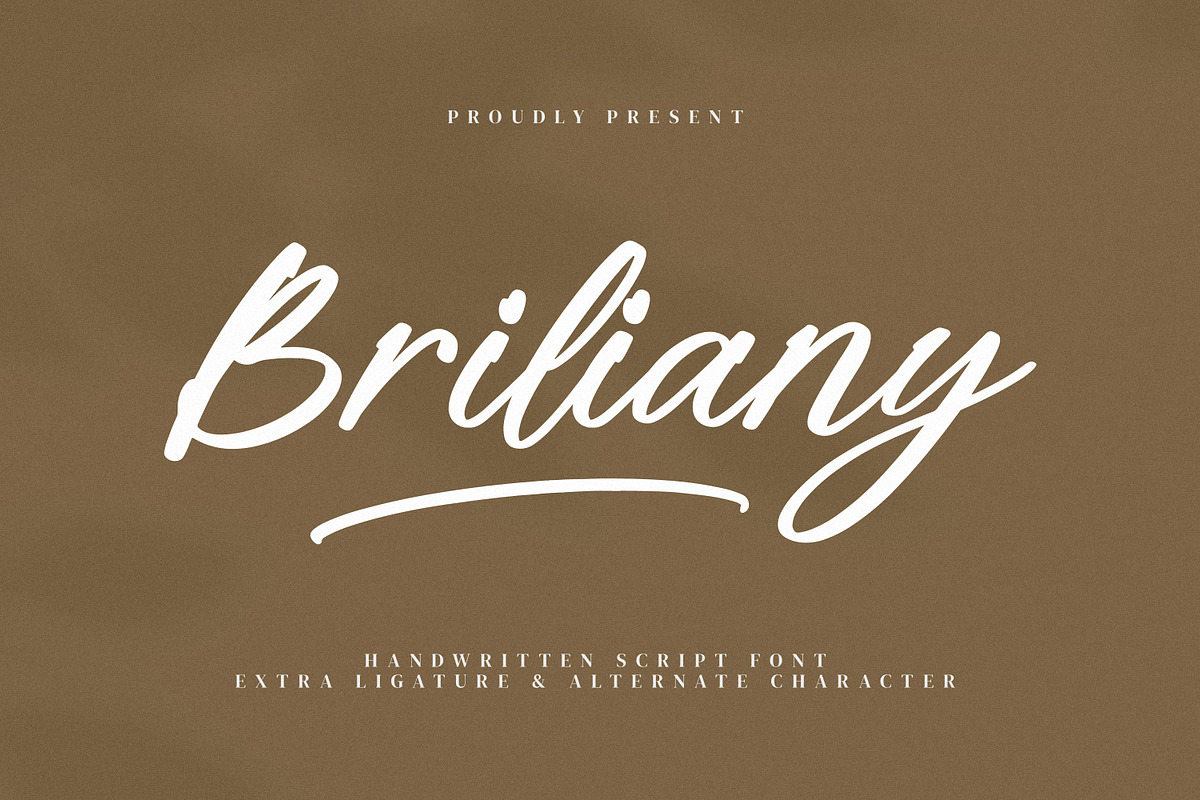 Briliany, a Handwritten Font by Goresan Studio (Photo 1 of 15)