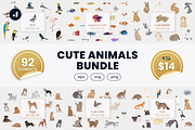 Cute Animals Bundle, an Object Graphic by Jump Studio (Thumbnail 1 of 20)