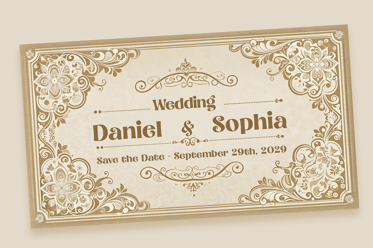 Swirly Elegant Vintage Display Font, a Sans Serif Font by OWPictures (Photo 2 of 10)