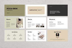 Pitch Deck Presentation Template