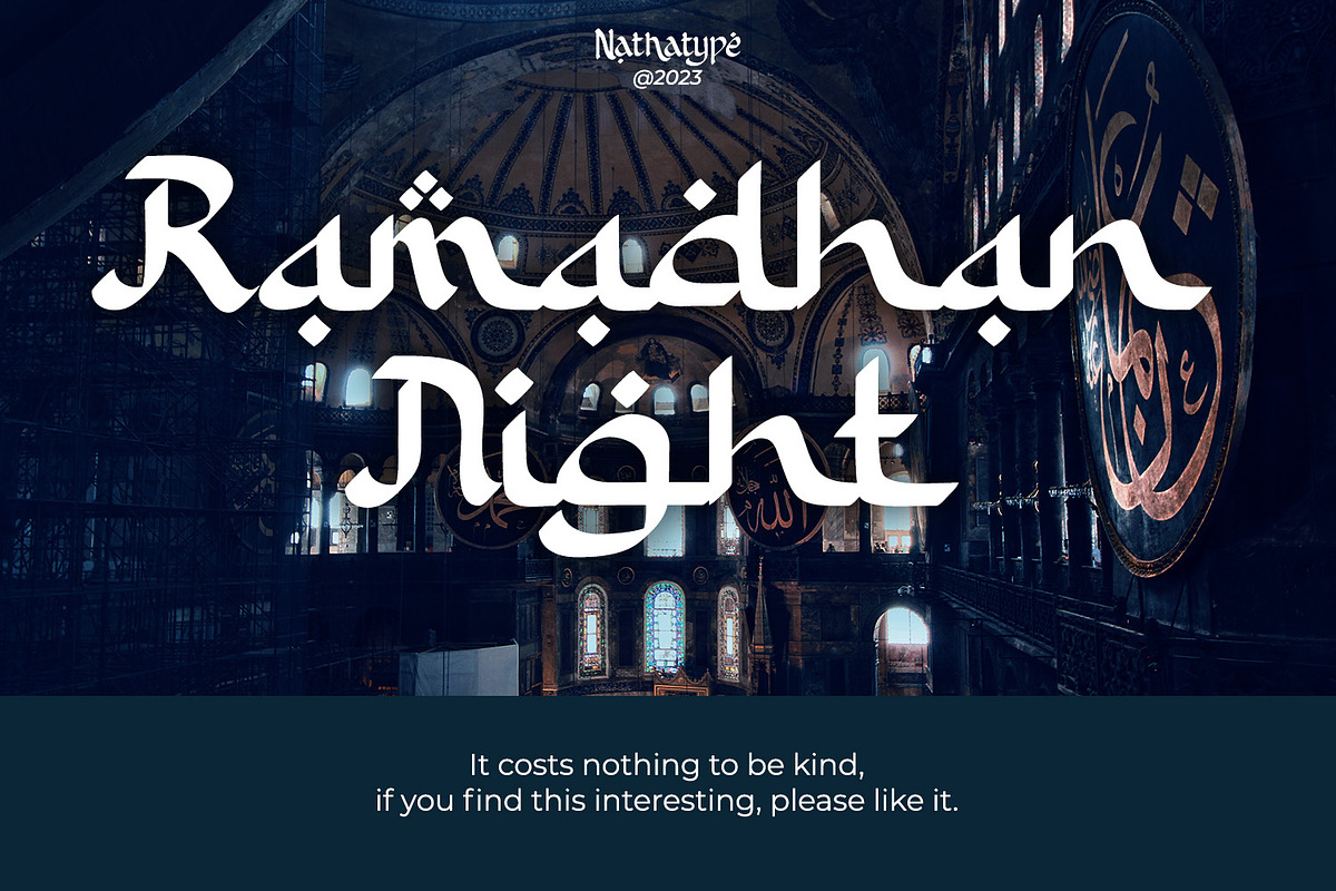 Ramadhan Night, a Symbol Font by Nathatype (Photo 11 of 11)
