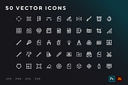 Graphic designer icons, an Outline Icon by Wencory (Thumbnail 1 of 2)