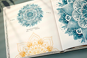 Watercolor & Gold Floral Mandala, a Decorative Illustration by Papatongartist (Thumbnail 4 of 9)
