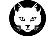 Cute Cat Silhouette Mega Vector Bund, an Animal Illustration by Designer_Momina (Thumbnail 8 of 34)