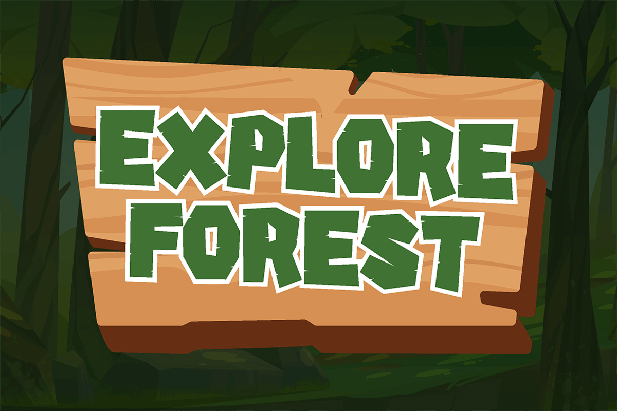 River Adventurer - Block Font, a Sans Serif Font by tokokoo (Photo 7 of 13)