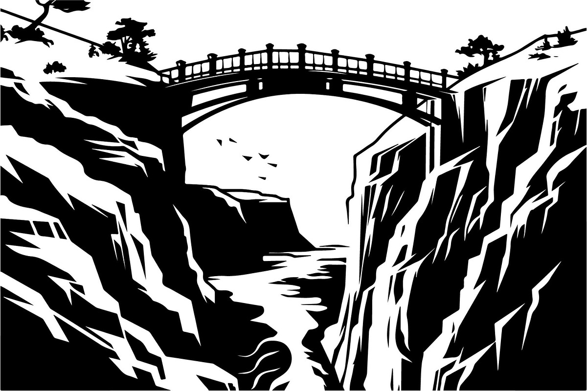 Mountain Valley Landscape SVG Bundle, an Object Graphic by Designer_Momina (Photo 12 of 16)