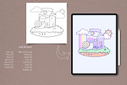 Procreate Sketch Kawaii Stamp Brush, a Brush Add-On by MISTstudioDesign (Thumbnail 4 of 10)