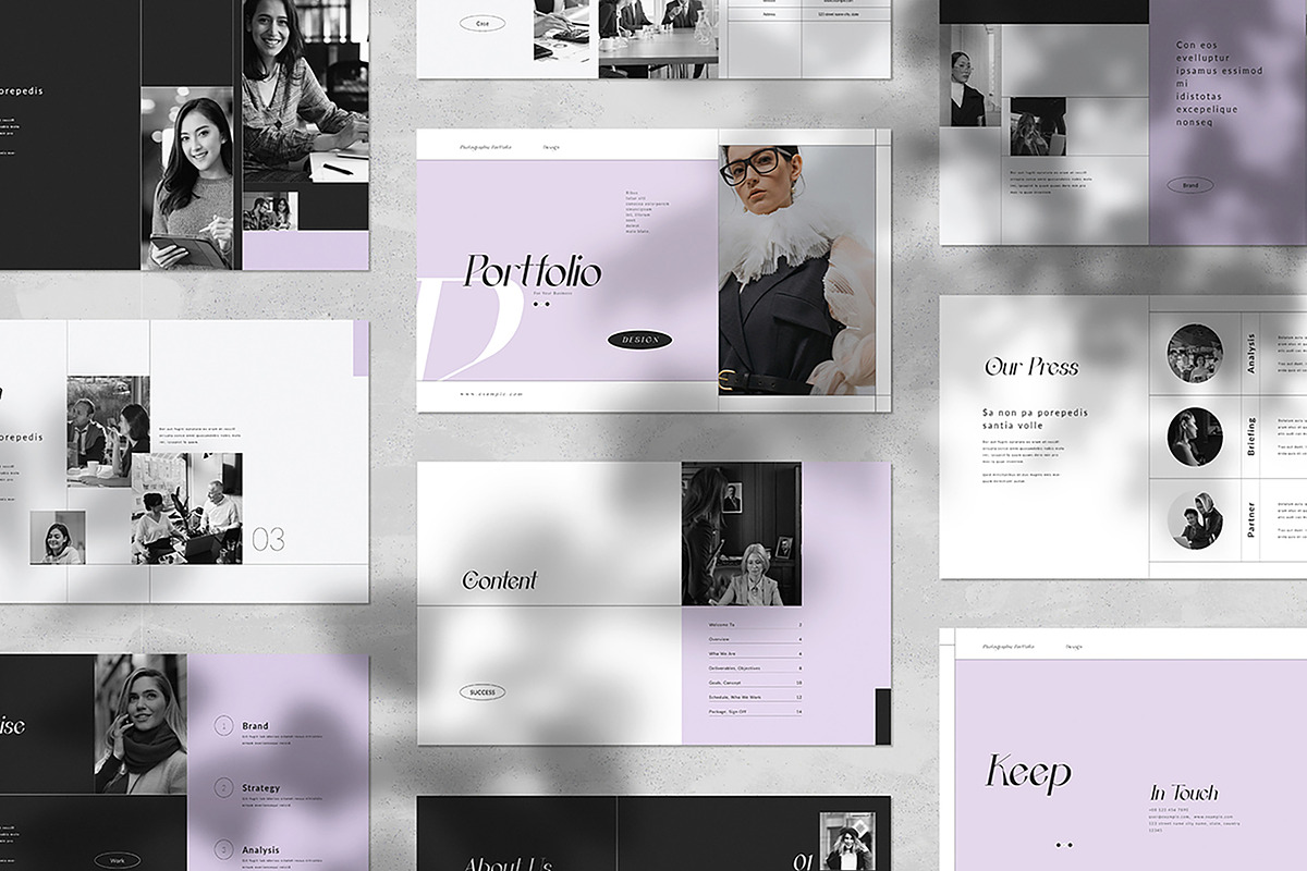 Portfolio Template, a Presentation Template by White Graphic (Photo 7 of 7)