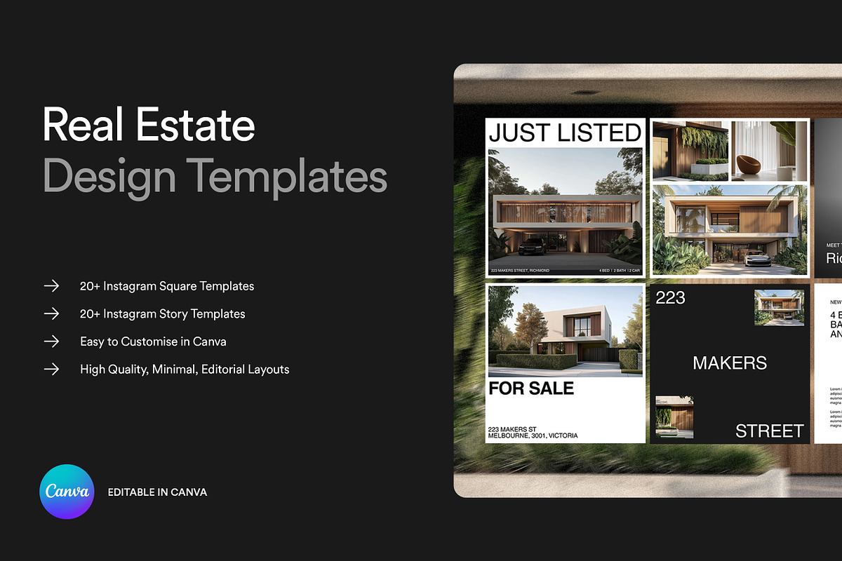 Real Estate Social Media Template, a Branding & Logo Template by Ascend Studio (Photo 2 of 5)