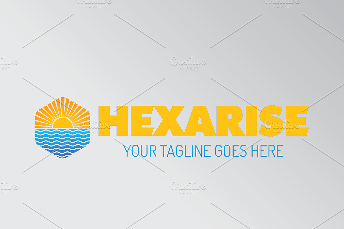 Hexarise Logo, a Branding & Logo Template by MLJ studios (Photo 4 of 5)