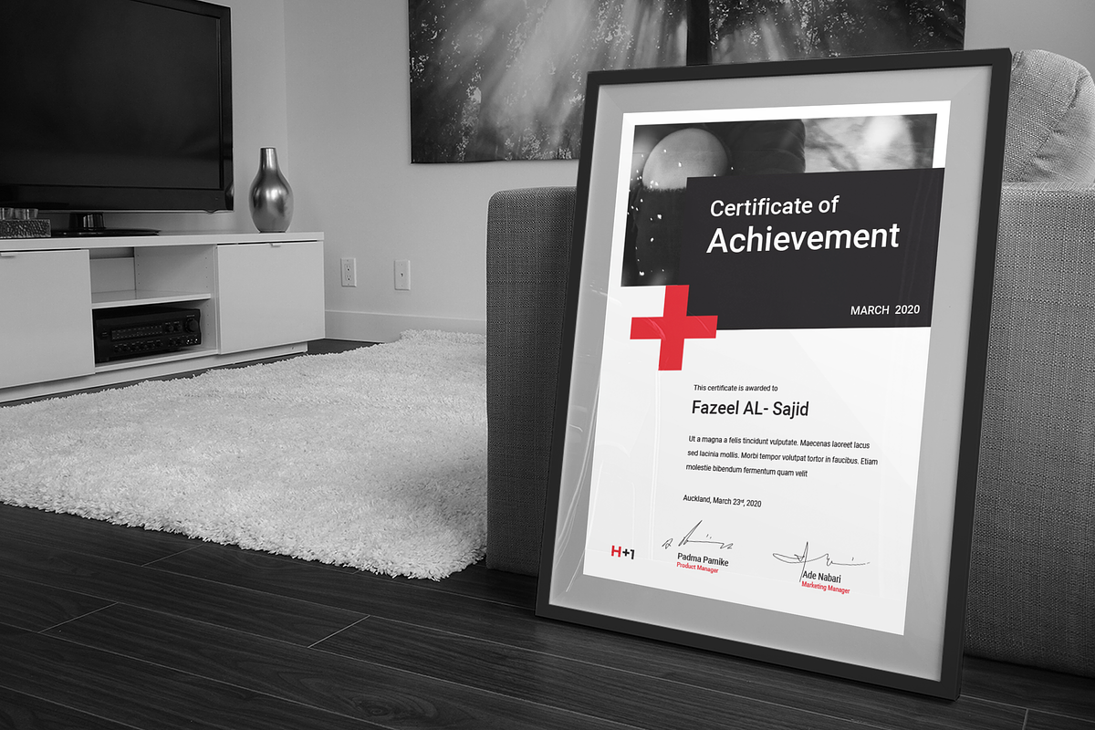 Certificate, a Stationery Template by BOXKAYU (Photo 6 of 9)