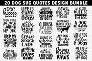 Dog SVG Bundle, an Illustration by Crafticy (Thumbnail 1 of 3)