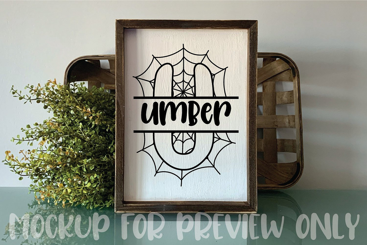 Spider Web Halloween Monogram Font, a Symbol Font by Aqua Artistry Creations (Photo 3 of 7)