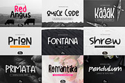 MIXED Huge Font Bundles 68 Fonts, a Handwritten Font by YandiDesigns (Thumbnail 2 of 7)