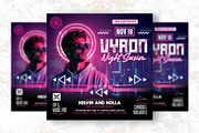 Night Session Party Flyer Design, a Flyer Template by Shajib Shikder (Thumbnail 2 of 2)