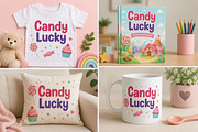 Candy Lucky, a Script Font by Wow Magic (Thumbnail 2 of 5)