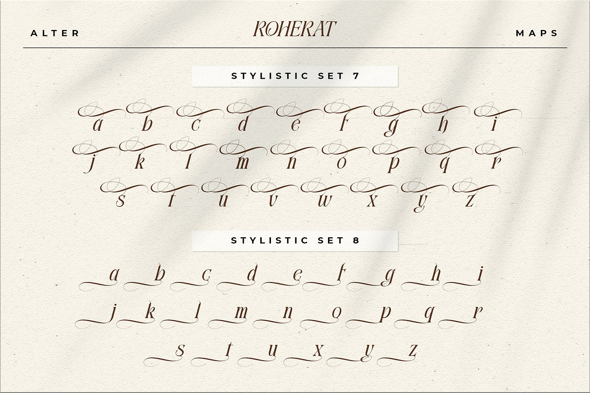 Roherat Typeface, a Serif Font by alit design (Photo 16 of 20)