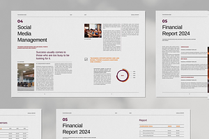 Annual Report Brochure Template