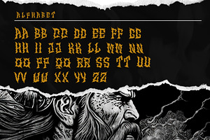 NORDIKS Metal Horror Blackletter