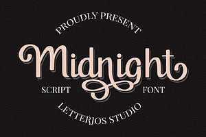 Midnight Script Font