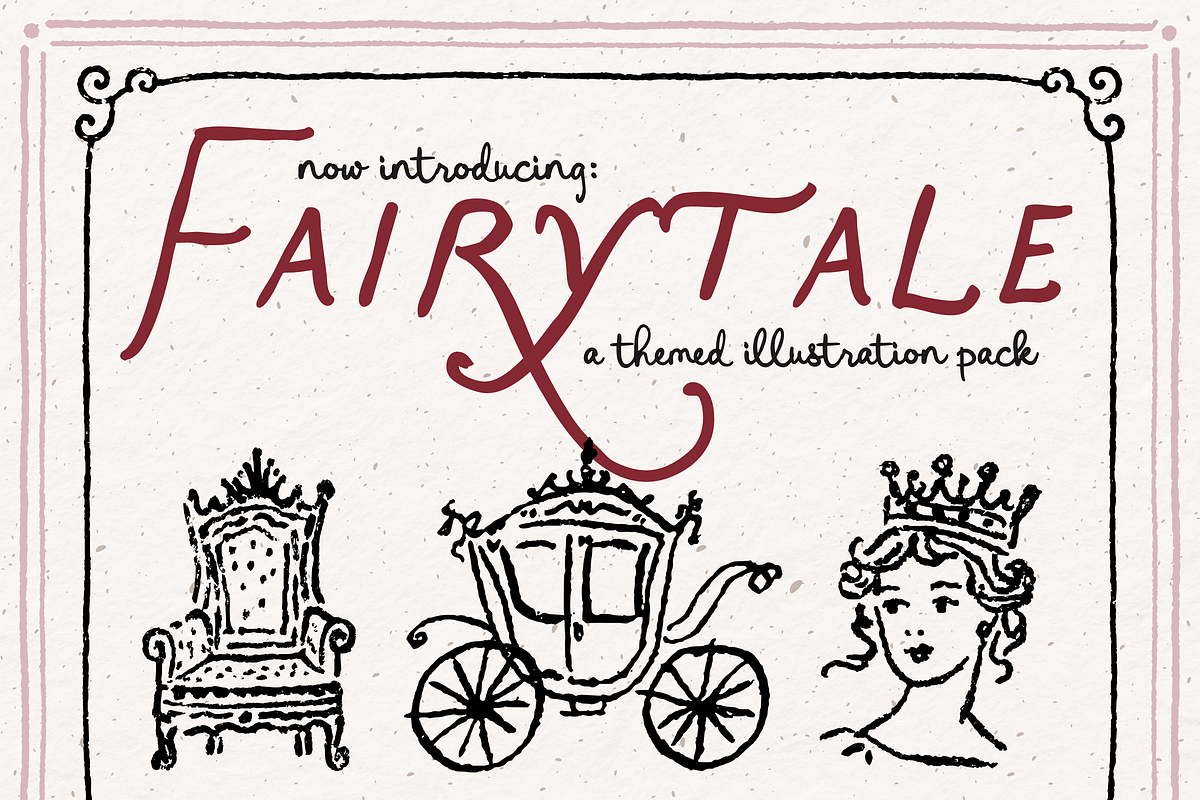 Fairytale Clipart, Storybook Set, an Object Illustration by The October Creative (Photo 2 of 7)