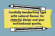 HF Nocros Handwriting, a Handwritten Font by 24Design Studios (Thumbnail 4 of 11)