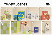 Paper Bag Mockup Bundle, a Packaging Mockup by mockeyai (Thumbnail 2 of 11)
