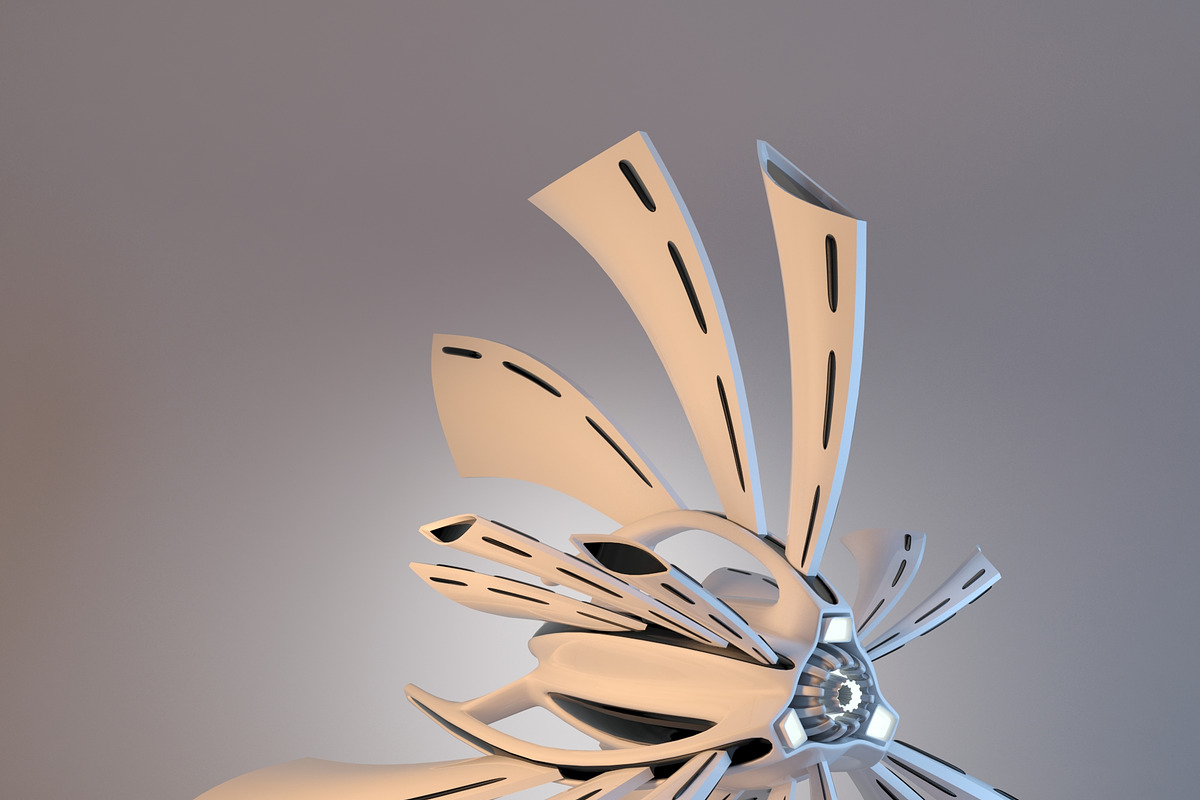 Concept of Spaceship Crow, a Cars & Vehicle 3D Model by 3D Models by Obshansky (Photo 5 of 15)